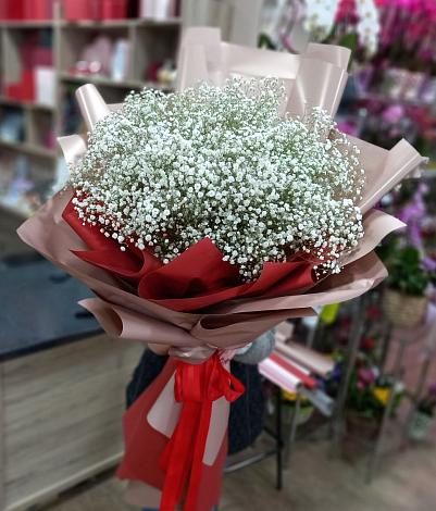 Букет цветов из: Гипсофила в Ставропольском