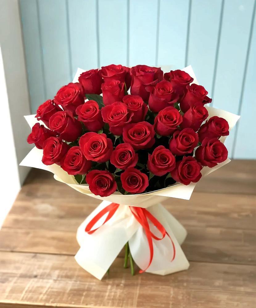 Букет 29 Красных роз в Ставропольском