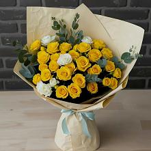 Букет цветов из:  Розы #REPLACE_PRED# Ставропольском