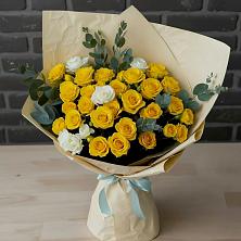 Букет цветов из:  Розы в Ставропольском