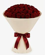 Букет 101 Бордовая роза Блэк Бакарра в Ставропольском