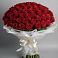 Букет 101 Красная роза Блэк Мэджик в Ставропольском