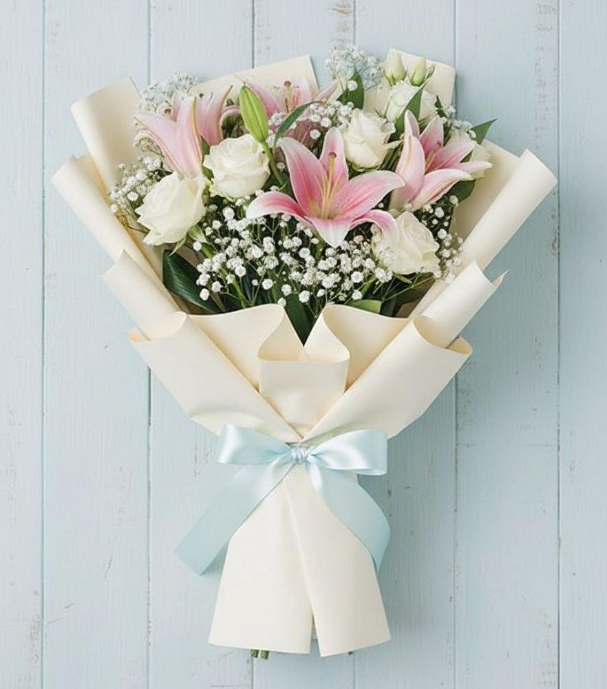 Букет цветов из: Лилии в Ставропольском