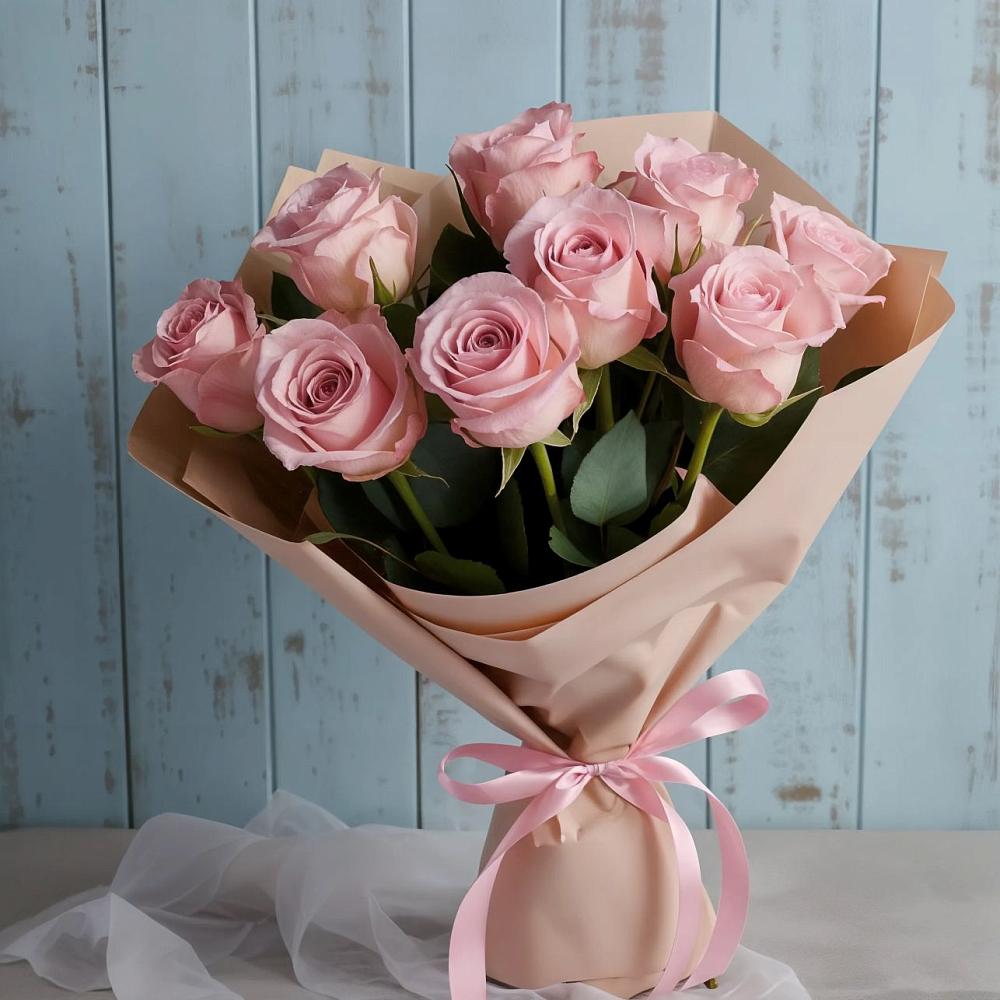 Букет цветов из: Розы в Ставропольском