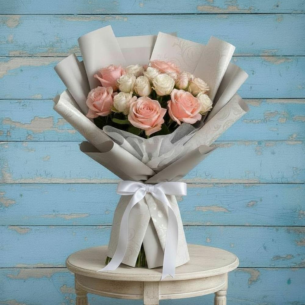 Букет цветов из: Розы в Ставропольском