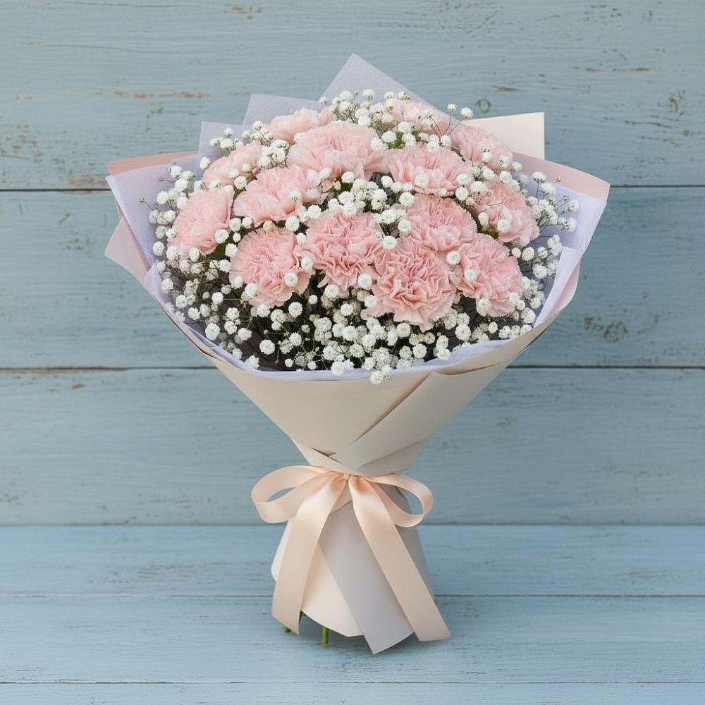 Букет цветов из: Гвоздики в Ставропольском