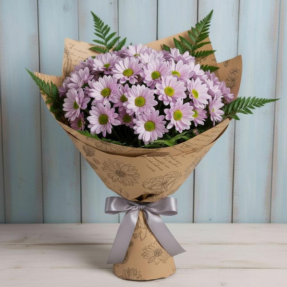 Букет цветов из: Хризантемы в Ставропольском