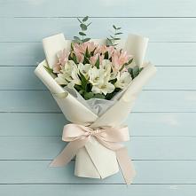 Букет цветов из:  Альстромерии в Ставропольском