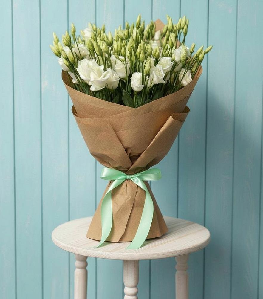 Букет цветов из: Лизиантусы в Ставропольском