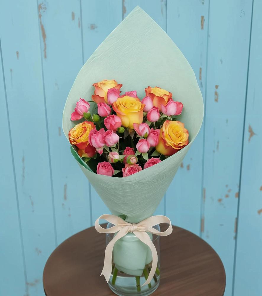 Букет цветов из: Розы в Ставропольском