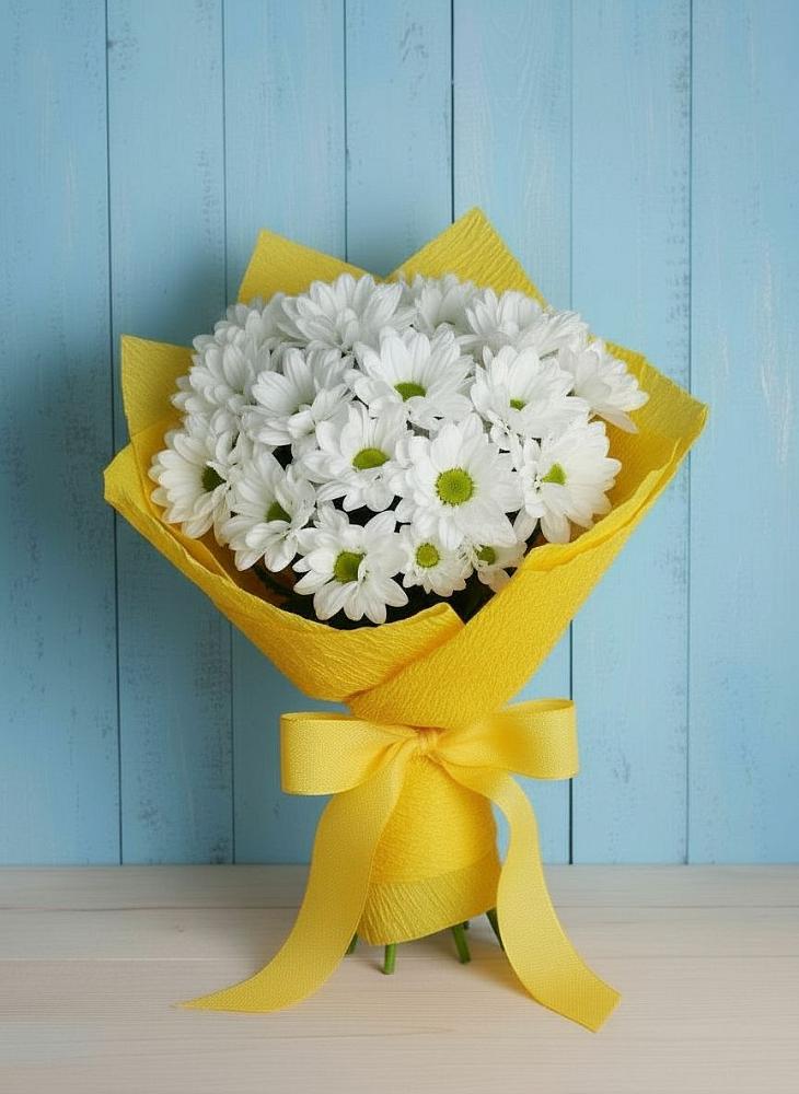 Букет цветов из: Хризантемы в Ставропольском