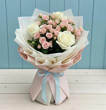 Букет цветов из:  Розы в Ставропольском