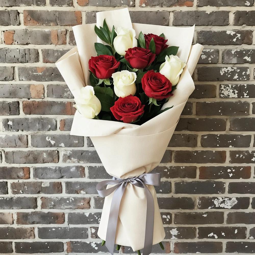 Букет цветов из: Розы в Ставропольском