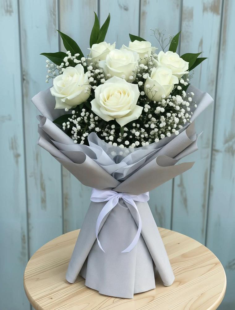 Букет цветов из: Розы в Ставропольском