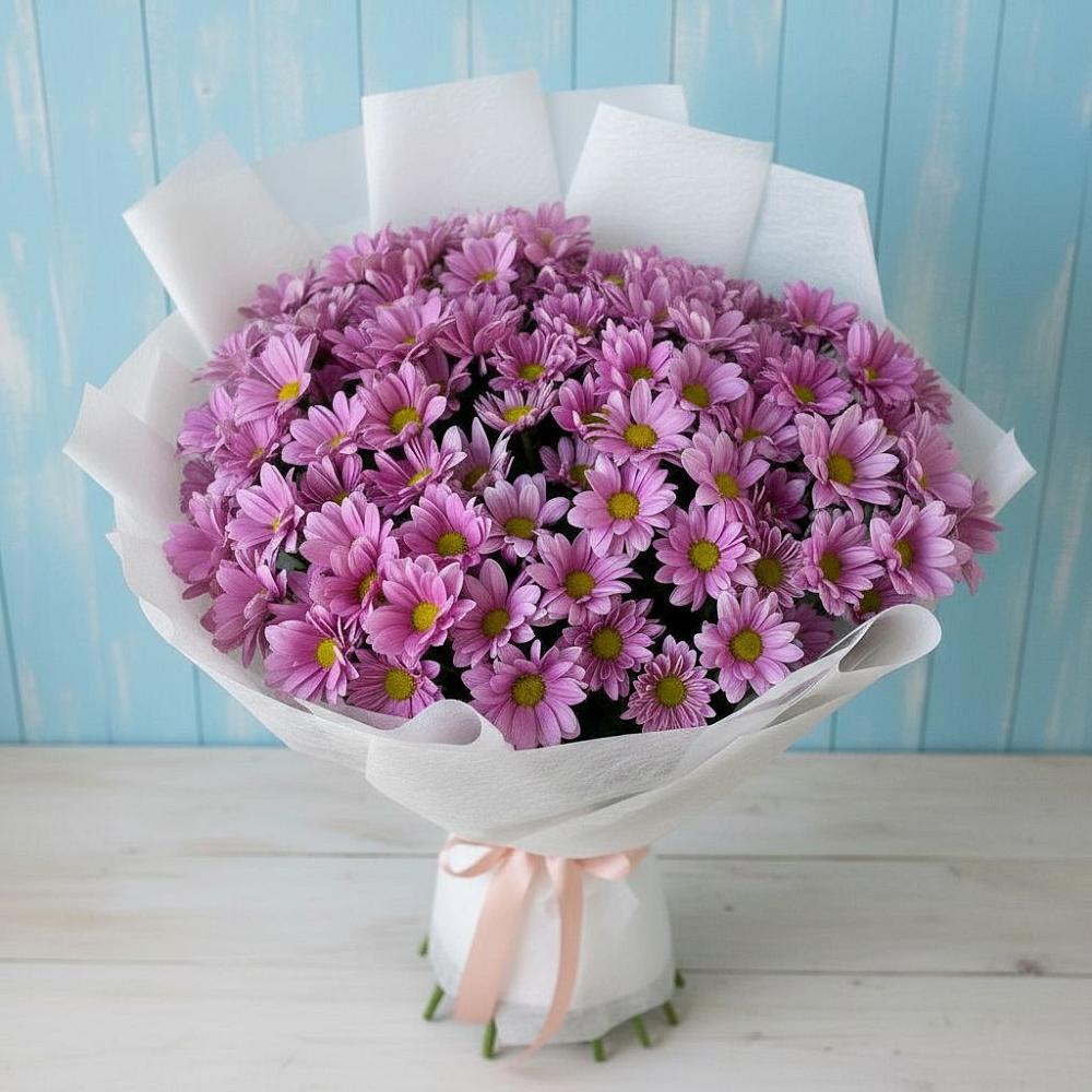 Букет цветов из: Хризантемы в Ставропольском