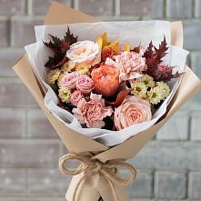 Букет цветов из:  Гвоздики, Хризантемы и Розы #REPLACE_PRED# Ставропольском