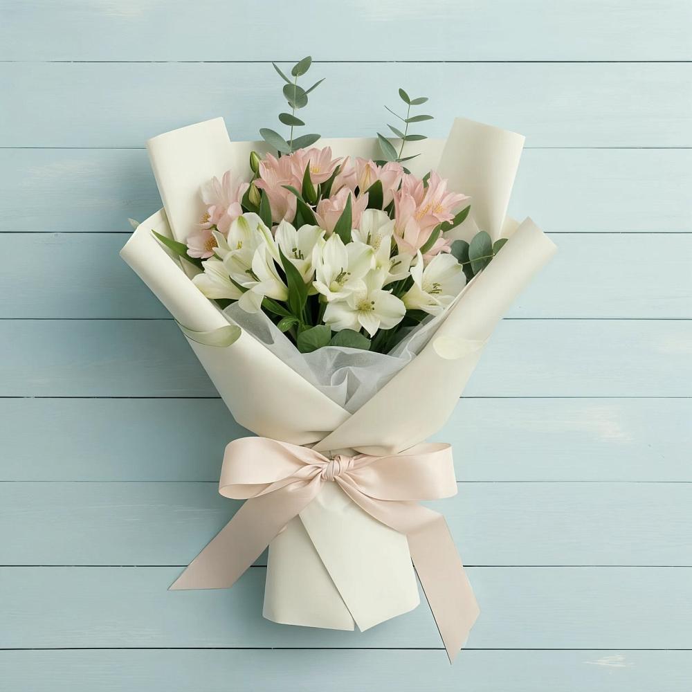 Букет цветов из: Альстромерии в Ставропольском