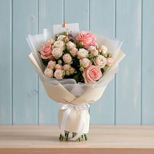 Букет цветов из:  Розы в Ставропольском