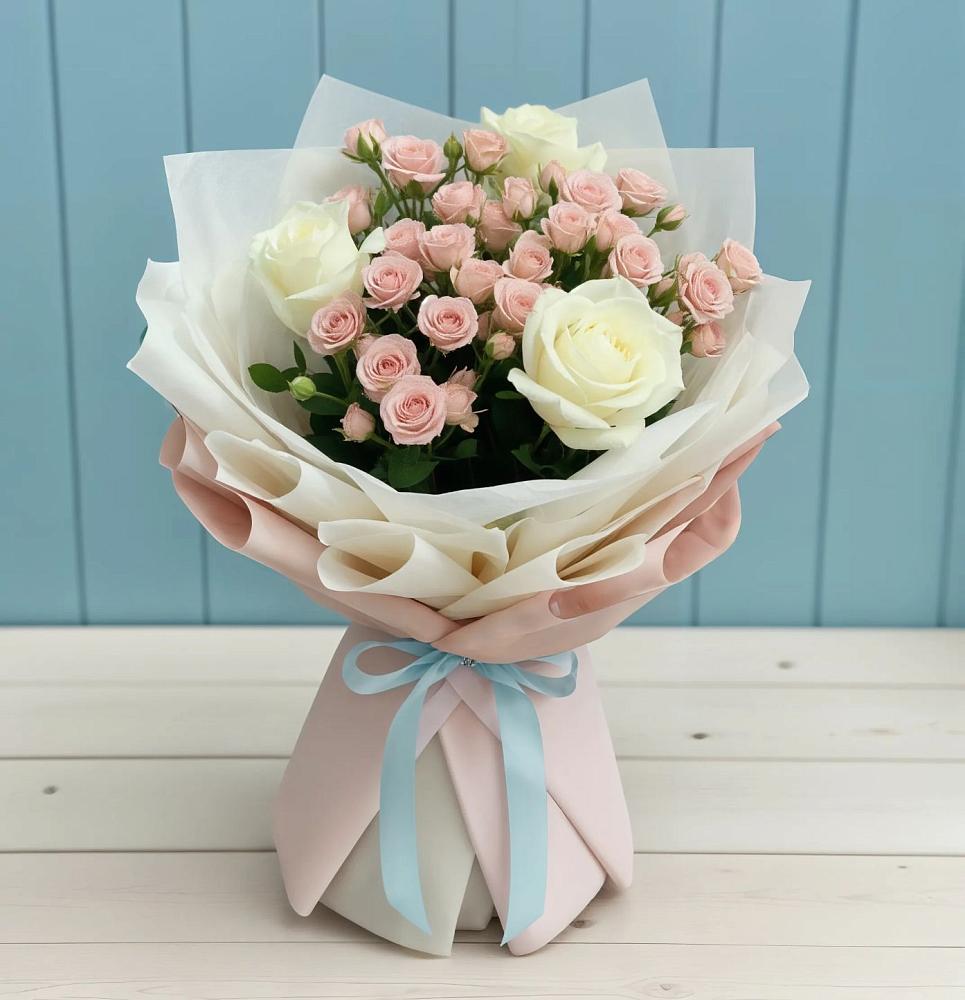 Букет цветов из: Розы в Ставропольском